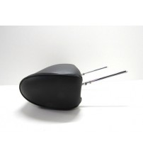 Cabeceira Encosto Banco Traseiro Couro Gm Malibu 2010/2011 Preto