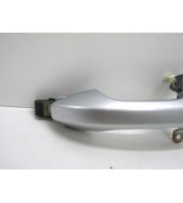 Maçaneta Porta Traseira Esquerda Crv 2007 A 2011 Prata Prateado