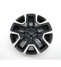 Roda Jeep Compass Trailhawk 2021 Aro 17 C/ Detalhes Pintura Preto