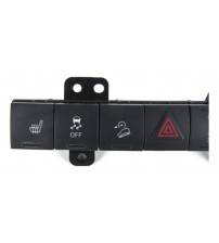 Botão Alerta Aquecimento Banco Cherokee Sport 2011 2012 Preto