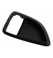 Moldura Da Maçaneta Interna Porta Esquerda Ix35 10/22 Preta Dianteira/traseira