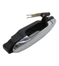 Maçaneta Traseira Esquerda Hilux 2006 A 2015 C/ Capa Cromada Traseira