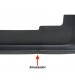 Moldura Suporte Da Placa Toyota Sw4 1997 A 2004 C/ Detalhe Preto