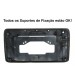 Moldura Suporte Da Placa Toyota Sw4 1997 A 2004 C/ Detalhe Preto