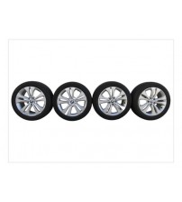 Jogo Rodas Bmw X1 2017 2018 Aro 18 C/pneu 225/50r18 F: 5x112 Prateado