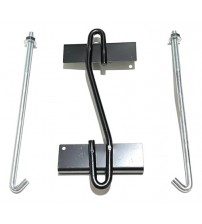 Suporte Grampo C/ Parafusos Bateria Pajero Full 2001 A 2020 Suporte Grampo C/ Parafusos Bateria Pajero Full 2001 A 2020