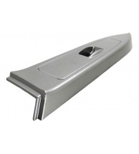 Moldura Botão Vidro Traseiro Esquerdo Pajero Full 2008/2020 Prateado