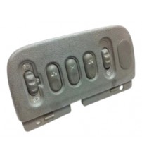 Moldura Botão Vidro Farol Reostato Trava Scenic 2001 A 2008 Moldura Botão Vidro Farol Reostato Trava Scenic 2001 A 2008