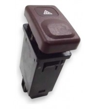 Botão Alerta Painel Kia Sportage Antiga 1994 A 1997 Original Bordô