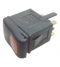 Botão Interruptor Pisca Alerta Polo Van Cordoba Original Preto