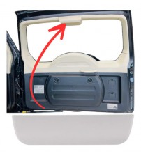 Tampa Interna Luz Brake Light Pajero Full 2008 A 2020 Bege