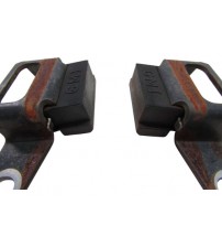 Par Batentes Da Tampa Traseira S10 2012 A 2023 Original