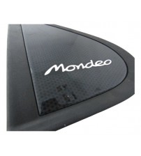 Moldura Aplique Porta Traseira Esquerda Mondeo 1997 A 2000 Preto