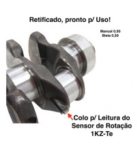 Virabrequim Hilux 3.0 Semi Eletrônica 1kzt-e Retificado 0,50