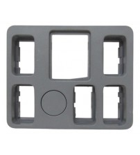 Moldura Dos Botões Retrovisor Painel Hilux 2006 A 2011 Moldura Dos Botões Retrovisor Painel Hilux 2006 A 2011