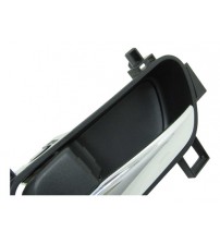 Maçaneta Interna Esquerda Cromada Nissan Kicks 2017 A 2025 Original Dianteira/traseira