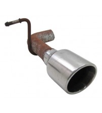 Ponteira Cromada Original Escape Esquerdo Ford Edge 11 A 15