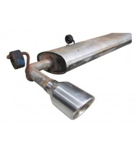 Silencioso Escape Traseiro Ponteira Ford Edge V6 2011 A 2015