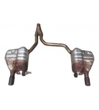 Silencioso Ponteiras Escape Traseiro Audi Q5 2.0 2008 A 2016