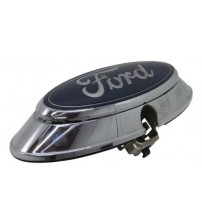 Emblema Da Tampa Traseira Ford Ranger 2017/2023 C/ Furo Câm. Original