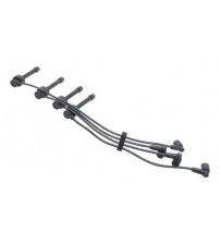 Jogo Cabos De Vela Tr4 Flex 08/15 Ngk Supressivo Seminovo Preto Jogo Cabos De Vela Tr4 Flex 08/15 Ngk Supressivo Seminovo Preto