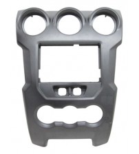 Moldura Painel Central Troller 2015 A 2019 Cinza C/ Detalhes Cinza-escuro Moldura Painel Central Troller 2015 A 2019 Cinza C/ Detalhes Cinza-escuro