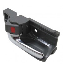 Maçaneta Interna Esquerda Hilux 2006 A 2015 Cromada Original Cromado Dianteira/traseira