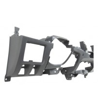 Capa Painel Inferior Tabelier Hilux 2006 A 2011 Cinza Claro Cinza