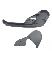 Moldura Carenagens Banco Direito Hilux 2006-2011 Cinza Claro