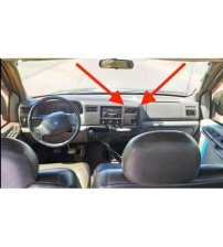 Difusor De Ar Painel Central Direito F250 Completo Original