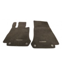 Jogo Tapetes Originais Mercedes Glc43 Amg 2017 A 2019 Marrom Marrom