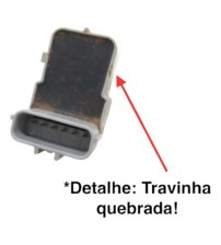 Sensor De Estacionamento Traseiro Ix35 Original *detalhe Preto