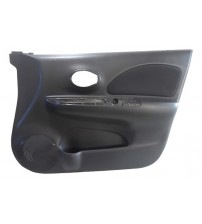 Forro De Porta Dianteiro Direito March Com Vidro Elétrico Preto Forro De Porta Dianteiro Direito March Com Vidro Elétrico Preto