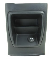 Moldura Traseira Do Console C/ Tomada 12v Ranger 2017 A 2023 Moldura Traseira Do Console C/ Tomada 12v Ranger 2017 A 2023