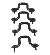 Kit 4 Ganchos Amarração Do Canto Da Caçamba Toro 2016/2024 Kit 4 Ganchos Amarração Do Canto Da Caçamba Toro 2016/2024