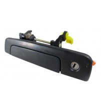 Maçaneta Externa Dianteira Esquerda Pajero Io Tr4 1999/2015 Preto Dianteira