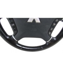 Volante Completo C/ Bolsa Comandos Pajero Full 2008 A 2020 Preto