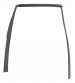 Borracha Canaleta Vidro Porta Traseira Direita Sw4 1997/2002 Preto