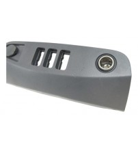 Moldura Painel Tomada 12v Hilux 2006 A 2011