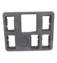 Moldura Do Botão Retrovisor Painel Esquerd Hilux 2006 A 2015 Moldura Do Botão Retrovisor Painel Esquerd Hilux 2006 A 2015