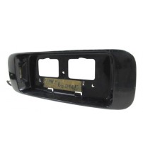 Moldura C/ Luz De Placa Tampa Traseira Civic 1993 1994 1995 Preto
