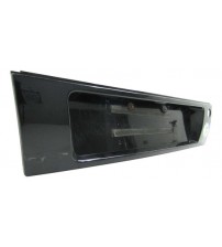 Moldura Suporte Placa Tampa Traseira Audi A6 1995 1996 1997 Preto