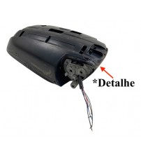 Carcaça Do Retrovisor Direito Sw4 2006/2011 C/motor Retrátil Preto