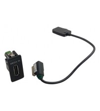 Tomada C/ Cabo Adaptador De Mídia Para iPhone Golf Tsi 2015