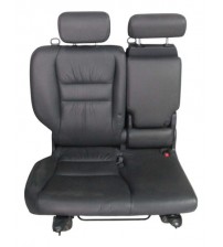 Banco Couro Traseiro Honda Crv 2016 Ou Adaptação 70 X 80 Cm Preto